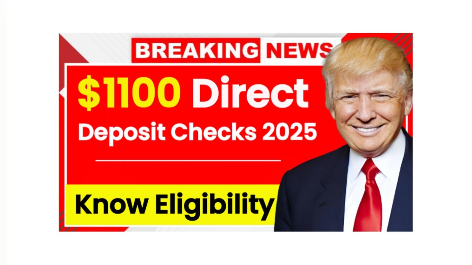 $1,100 Direct Deposit Checks
