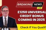£1250 Universal Credit Bonus