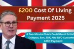£200 Cost Of Living Payment 2025