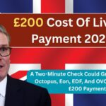£200 Cost Of Living Payment 2025