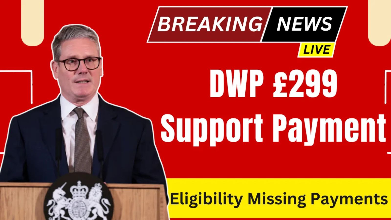 DWP £299 Support Payment