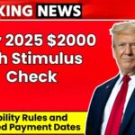 May 2025 $2000 4th Stimulus Check