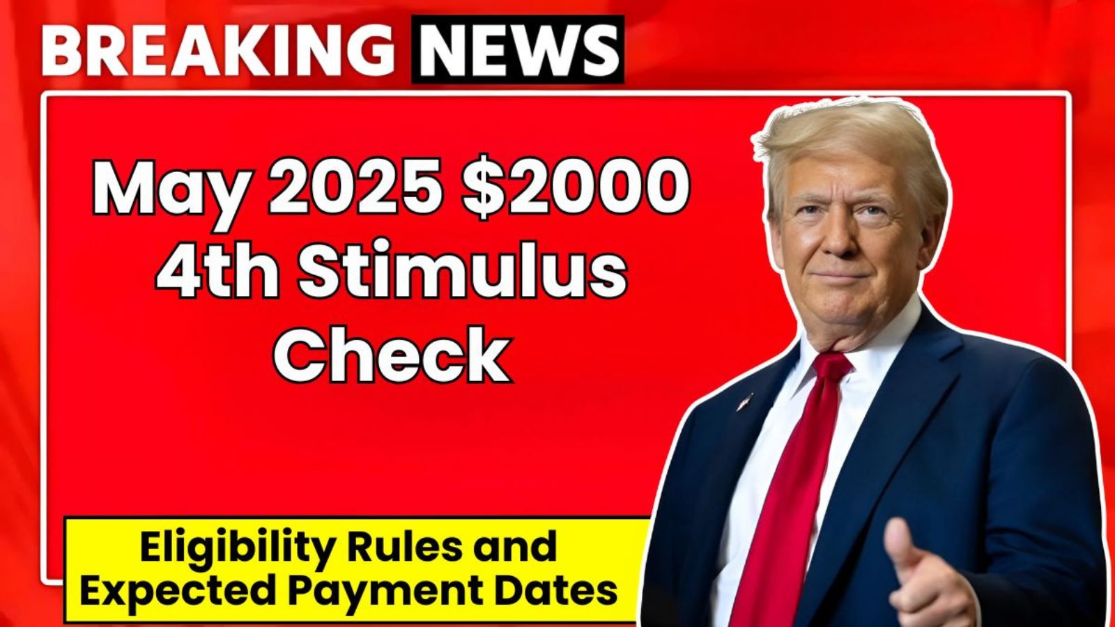 May 2025 $2000 4th Stimulus Check